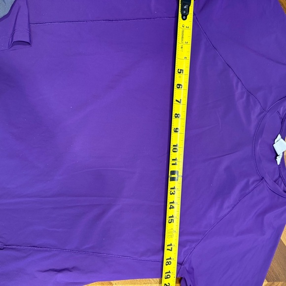 Athleta Ultimate Train Tee Purple Women's Short Sleeve - Picture 6 of 7